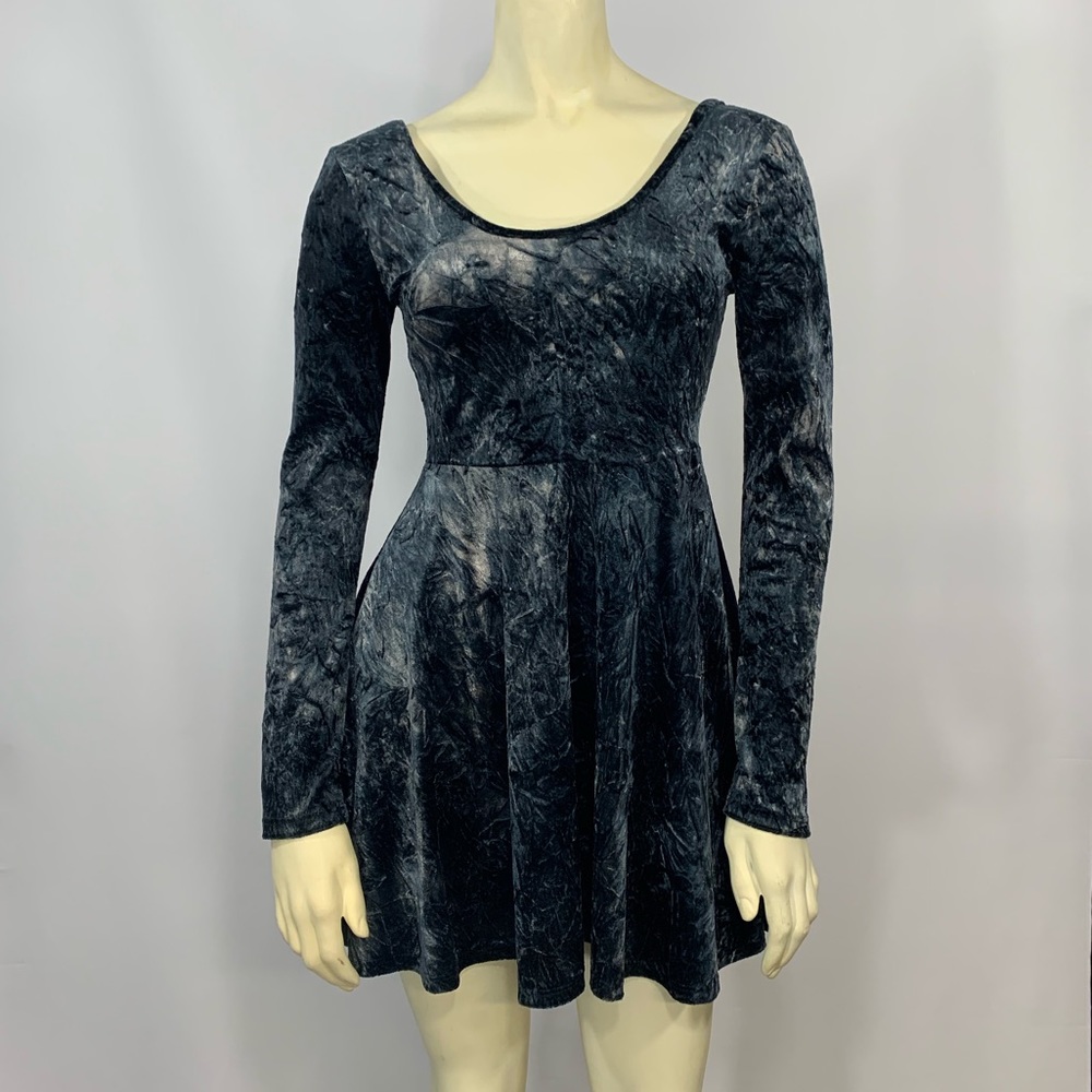 SEE YOU MONDAY Black Velvet Dress